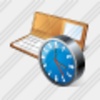 Icon Check Book Clock Image