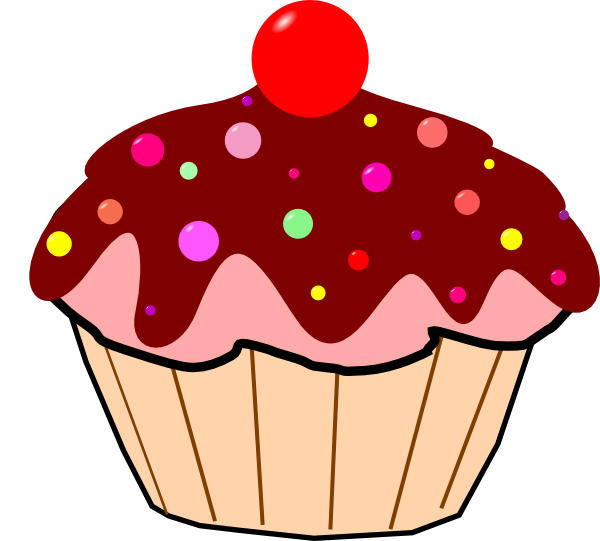 Chocolate Cupcake Clip Art at Clker.com - vector clip art online, royalty  free & public domain