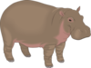 Hippopotamus 3 Clip Art