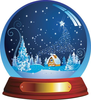 Animated Christmas Scene Clipart Image