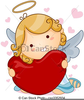 Heart And Cupid Clipart Image