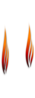 Flame With Shadow Clip Art