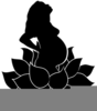 About To Pop Pregnant Clipart Image