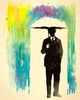 Umbrella Man Rain Image