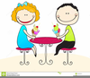 Eating Ice Cream Clipart Image