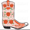 Free Cowgirl Boot Clipart Image