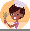 African American Chef Clipart Image