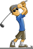 Animated Clipart Golfer Image