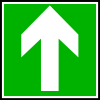 Directional Sign Continue Straight Clip Art