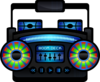 Mini Boom Box Clip Art