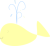 Yellow Whale Clip Art