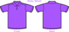 Violet Polo Shirt Clip Art