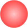 3d Light Red Ball Clip Art