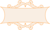 Orange Frame Thin Clip Art