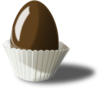 Chocolate Easter Egg Clip Art