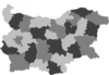 Administrative Map Bulgaria Nuts 3 Clip Art