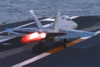 An F/a 18 Hornet Lands On The Flight Deck Clip Art
