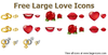 Free Large Love Icons Image
