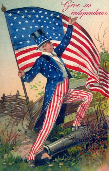 victorian july 4th clipart