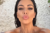 Kim Kardashian Instagram Followers Cleavage Image