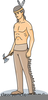 Animated American Indian Clipart Image