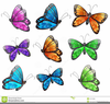 Free Black And White Clipart Of Butterflies Image