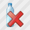 Icon Water Bottle Delete Image