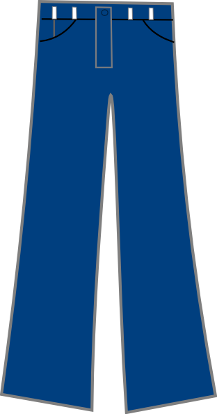 Blue Jeans Clip Art at Clker.com - vector clip art online, royalty free &  public domain