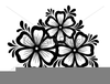 Black And White Leaves Clipart Free Image