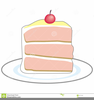 Angel Food Cake And Clipart Image