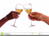 Romantic Wine Glasses Clipart Image