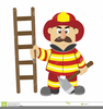 Free Fire Fighter Clipart Image