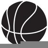 Basketball Silhouette Clipart Image