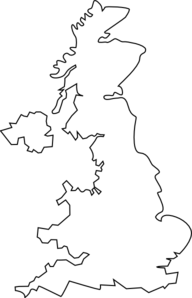 Blank Map Uk Clipart Best Images