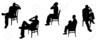 Person Sitting On Chair Clipart Image
