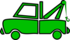 Green Tow Truck Clip Art