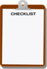 Checklist Clip Art