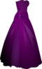 Purple Gown Clip Art