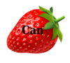 Strawberry Can Sight Word Clip Art