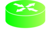 Router 3d Green Grad Clip Art