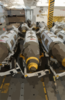 2000 Pound Joint Direct Attack Munition (jdam) Gbu-32 Bombs Stand Ready For Transport And Loading On Air Wing Aircraft, In A Weapon S Magazine Aboard Uss Harry S. Truman Clip Art