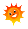Smiley Sun Clip Art
