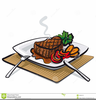 Free Clipart Steak Dinner Image