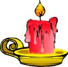 Red Candle Clip Art