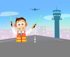 Air Traffic Controller Clipart Image