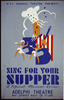 W.p.a. Federal Theatre Presents  Sing For Your Supper  A Topical Musical Revue Image