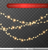 Christmas Lights Clipart Vector Image