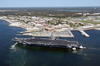 Uss John F. Kennedy (cv 67) Arrives At Naval Air Station Pensacola, Fla., For A Four-day Port Visit. Image