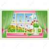 Free Clipart Window Curtains Image