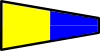 International Maritime Signal Flag 5 Clip Art